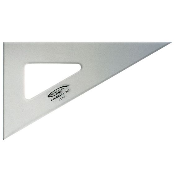 Equerre 60° - 3 bords droits 32cm - Graphoplex