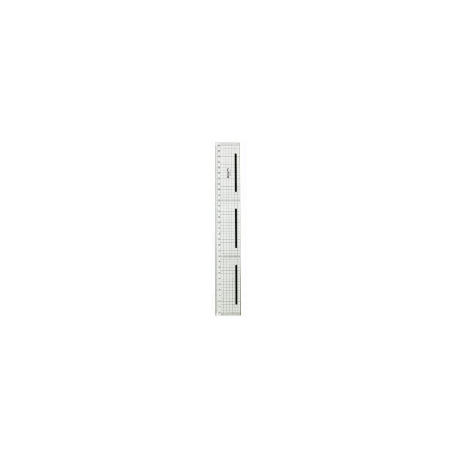 Règle de coupe bord acier antiglisse quadrillée 30cm - Graphoplex Règle de coupe bord acier antiglisse quadrillée 30cm - Graphoplex