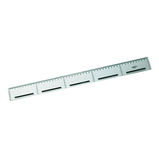 Règle de coupe bord acier antiglisse quadrillée 50cm - Graphoplex
