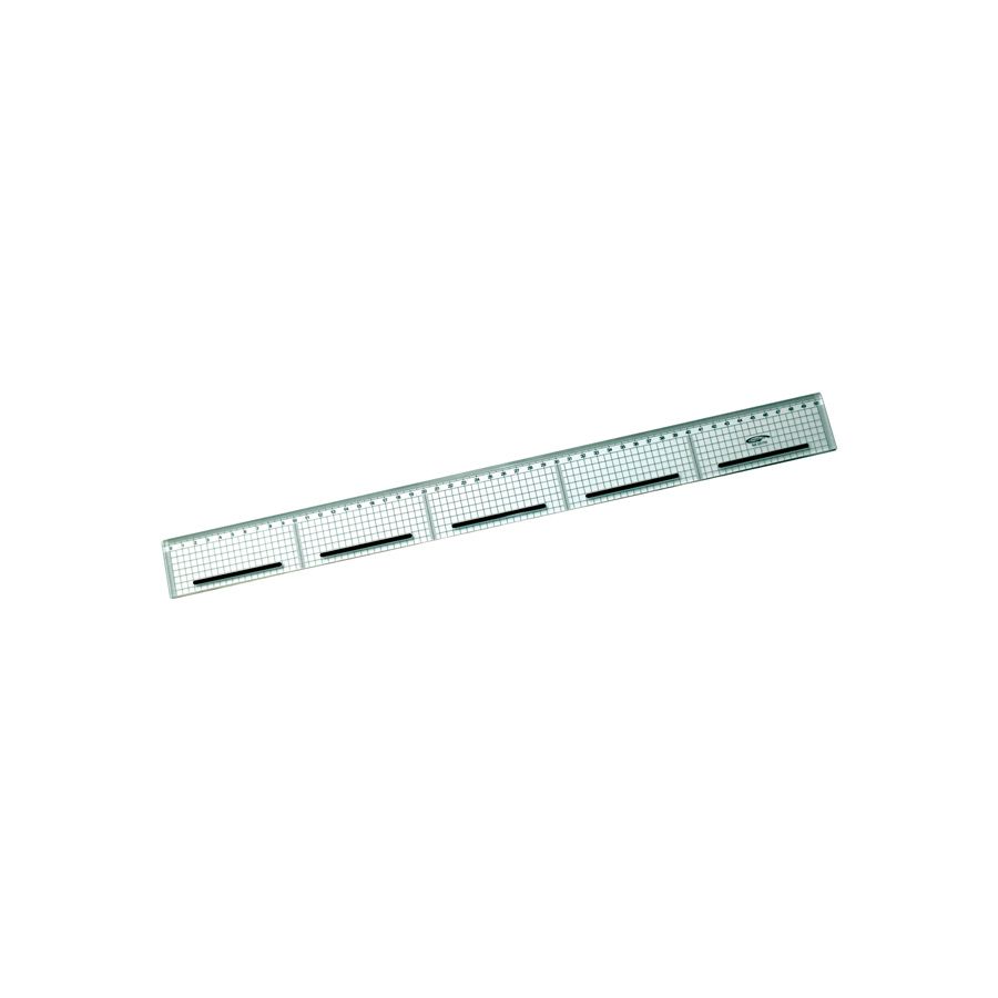 Règle de coupe bord acier antiglisse quadrillée 50cm - Graphoplex Règle de coupe bord acier antiglisse quadrillée 50cm - Graphoplex