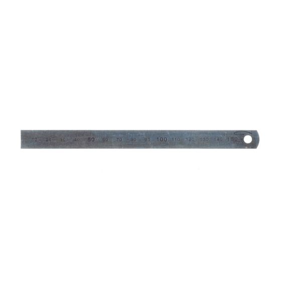Réglet acier flexible - Largeur de 13mm et longueur de 15cm double face - Graphoplex