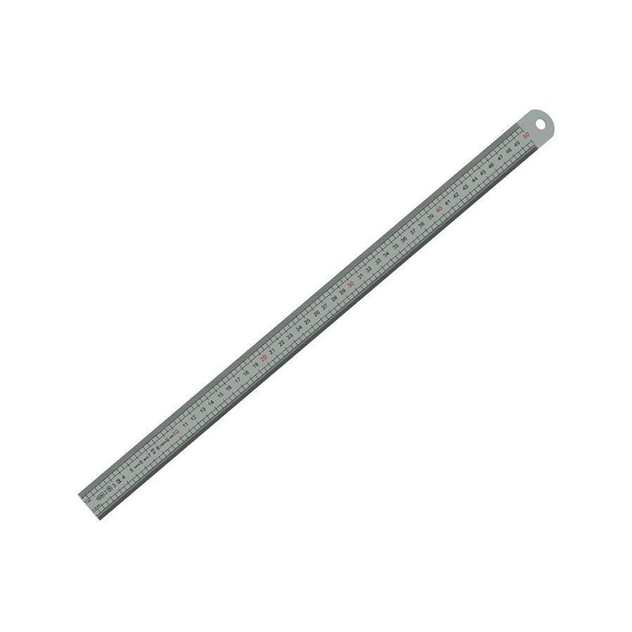 Réglet acier flexible - Largeur de 24mm et longueur de 100cm double face - Graphoplex Réglet acier flexible - Largeur de 24mm et longueur de 100cm double face - Graphoplex