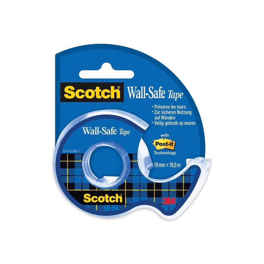 Scotch repositionnable wall-safe - 19mmx16.5m Scotch repositionnable wall-safe - 19mmx16.5m
