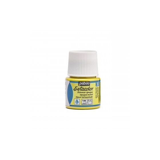 Pebeo Setacolor Moire 45ML Couleur:JAUNE RICH