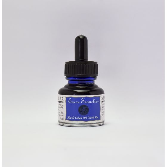 Encre 30ML - Sennelier Couleur:BLEU DE COBALT
