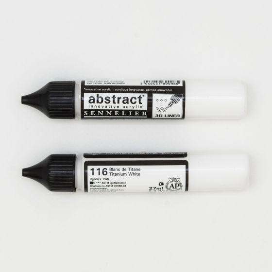 Abstract Liner 27ML - Sennelier Couleur:BLANC DE TITANE