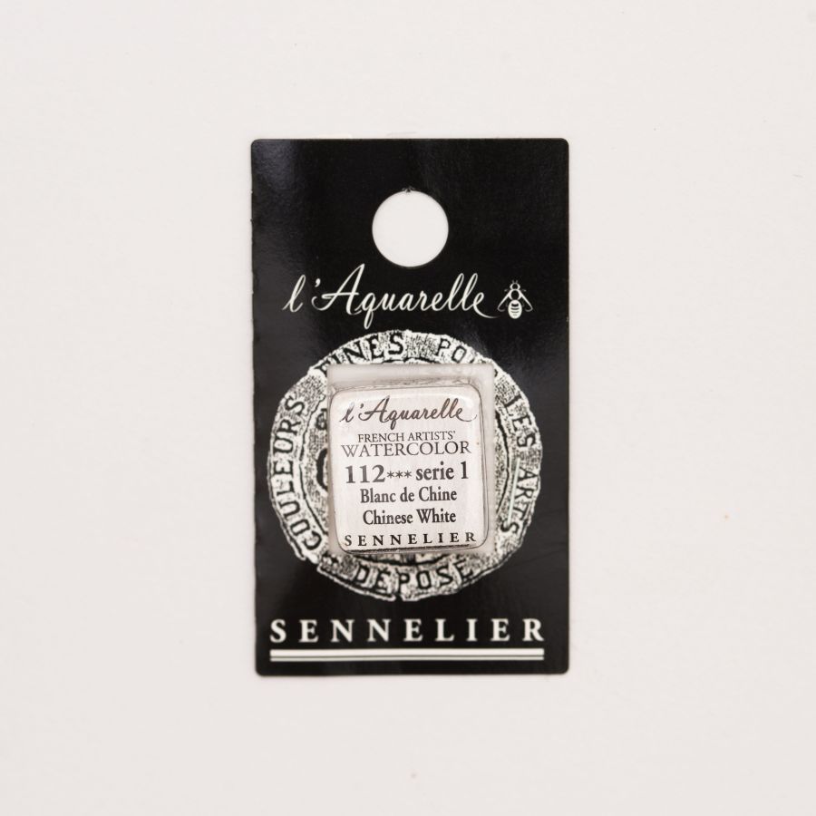 Demi-godet aquarelle - Sennelier Couleur:BLANC DE CHINE S1 Demi-godet aquarelle - Sennelier Couleur:BLANC DE CHINE S1