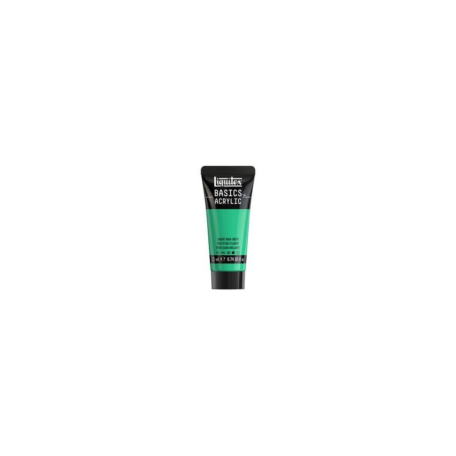 Basics acrylique tube 22 ml - Liquitex Couleur:VERT D'EAU ECLATANT{image_id}