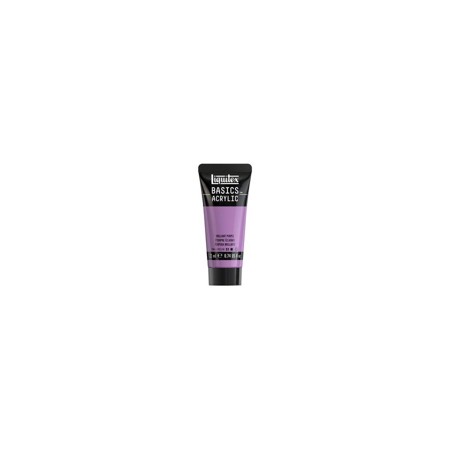Basics acrylique tube 22 ml - Liquitex Couleur:POURPRE BRILLANT{image_id}