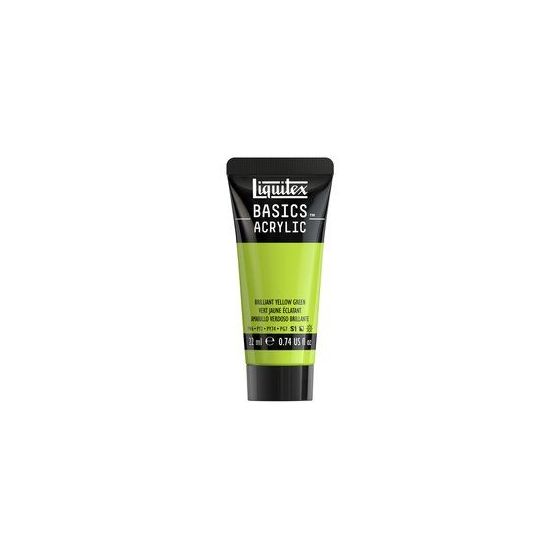 Basics acrylique tube 22 ml - Liquitex Couleur:VERT JAUNE BRILLANT{image_id}