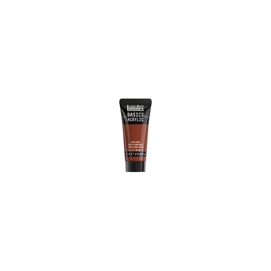 Basics acrylique tube 22 ml - Liquitex Couleur:TERRE DE SIENNE BRULEE{image_id}