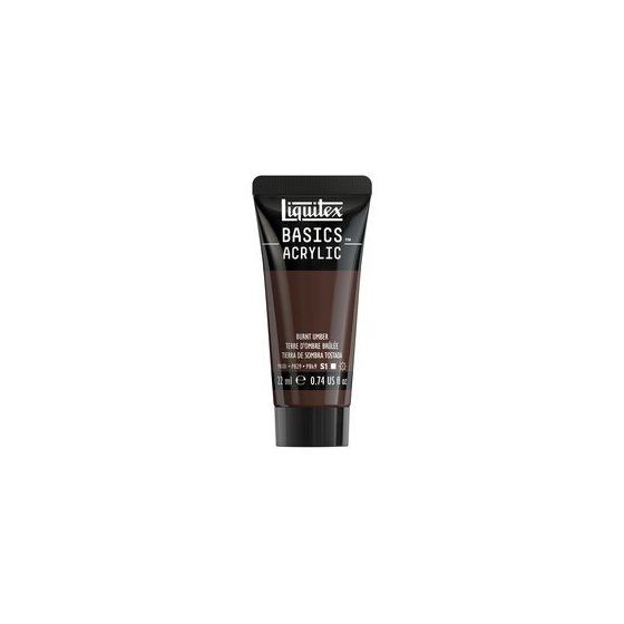 Basics acrylique tube 22 ml - Liquitex Couleur:TERRE D'OMBRE BRULEE{image_id}