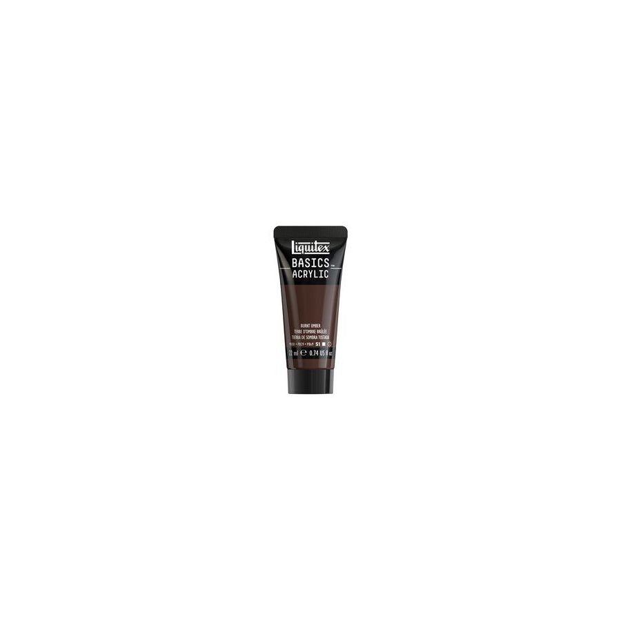 Basics acrylique tube 22 ml - Liquitex Couleur:TERRE D'OMBRE BRULEE{image_id}