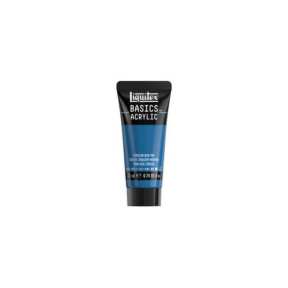 Basics acrylique tube 22 ml - Liquitex Couleur:BLEU DE CERULEUM IMITATION{image_id}