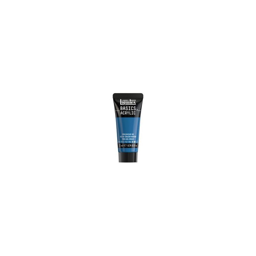 Basics acrylique tube 22 ml - Liquitex Couleur:BLEU DE CERULEUM IMITATION{image_id}