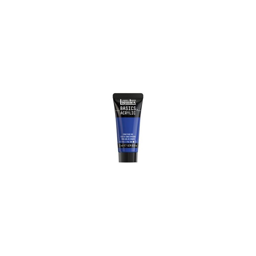Basics acrylique tube 22 ml - Liquitex Couleur:BLEU DE COBALT IMITATION{image_id}