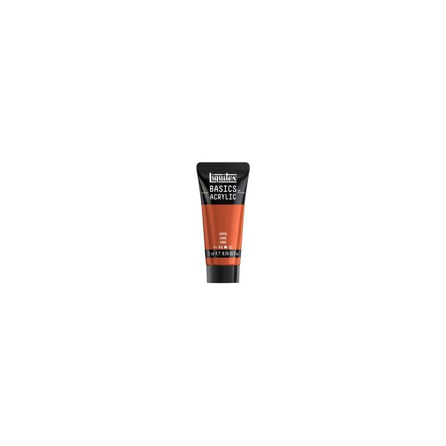 Basics acrylique tube 22 ml - Liquitex Couleur:CUIVRE{image_id}