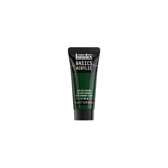 Basics acrylique tube 22 ml - Liquitex Couleur:VERT FONCE{image_id}