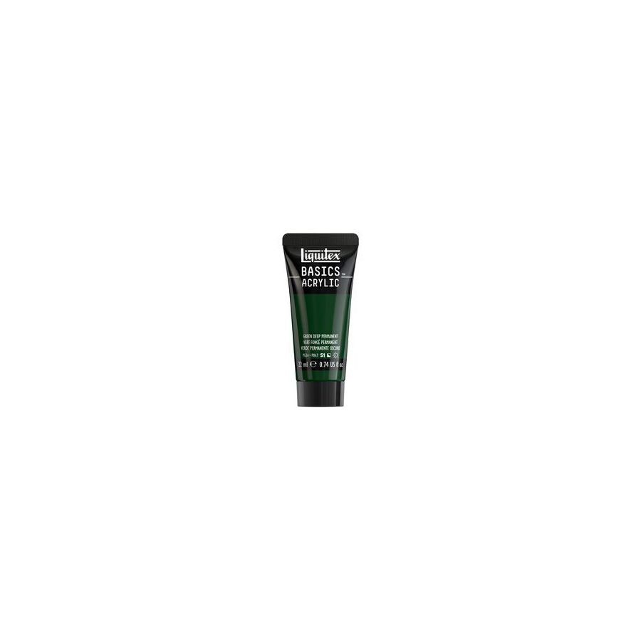 Basics acrylique tube 22 ml - Liquitex Couleur:VERT FONCE{image_id}