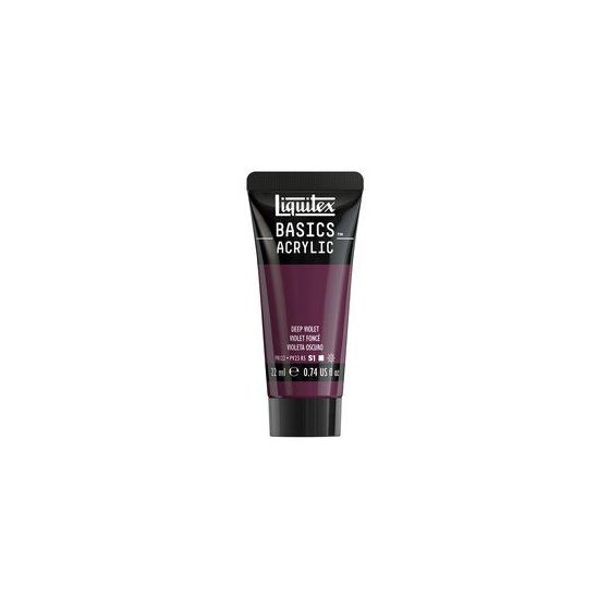 Basics acrylique tube 22 ml - Liquitex Couleur:VIOLET FONCE{image_id}