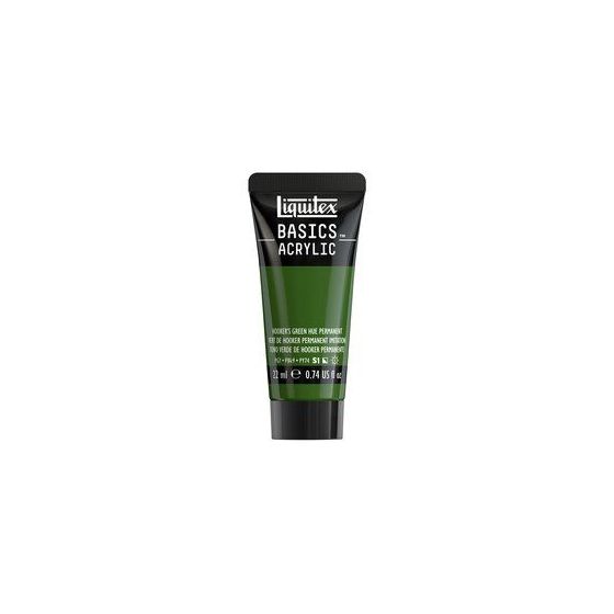 Basics acrylique tube 22 ml - Liquitex Couleur:VERT DE HOOKER PERMANENT IMITATION{image_id}