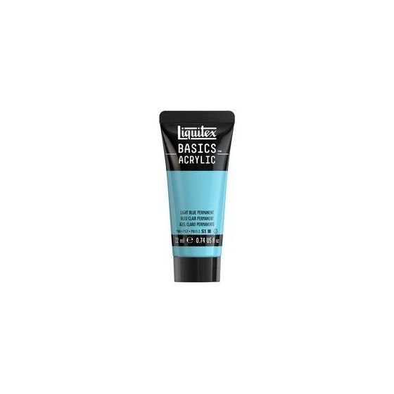 Basics acrylique tube 22 ml - Liquitex Couleur:BLEU CLAIR PERMANENT{image_id}