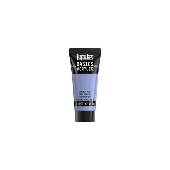 Basics acrylique tube 22 ml - Liquitex Couleur:VIOLET BLEU CLAIR{image_id}