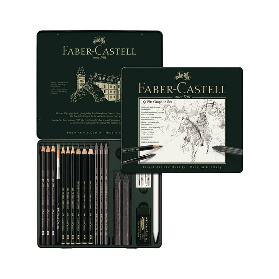 BOITE METAL PITT GRAPHITE x19 BOITE METAL PITT GRAPHITE x19