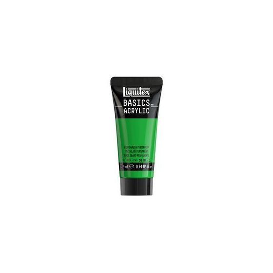 Basics acrylique tube 22 ml - Liquitex Couleur:VERT CLAIR PERMANENT{image_id}