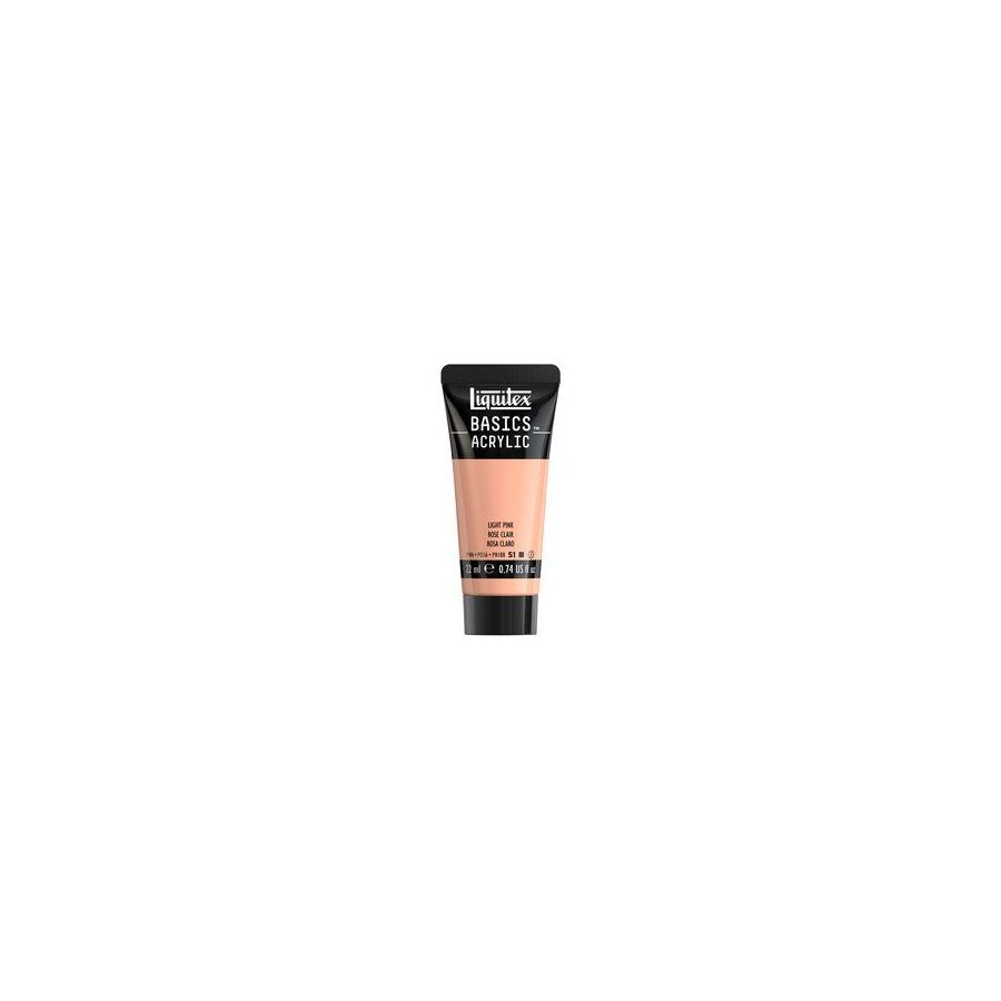 Basics acrylique tube 22 ml - Liquitex Couleur:ROSE CLAIR{image_id}