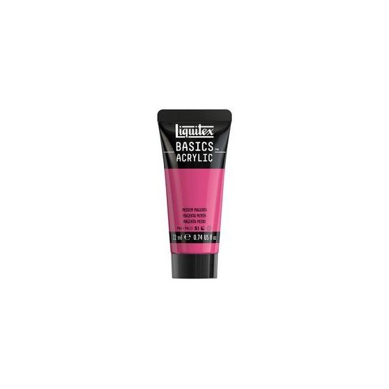 Basics acrylique tube 22 ml - Liquitex Couleur:MAGENTA MOYEN{image_id}