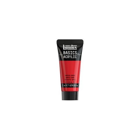 Basics acrylique tube 22 ml - Liquitex Couleur:ROUGE NAPHTOL CARMIN{image_id}