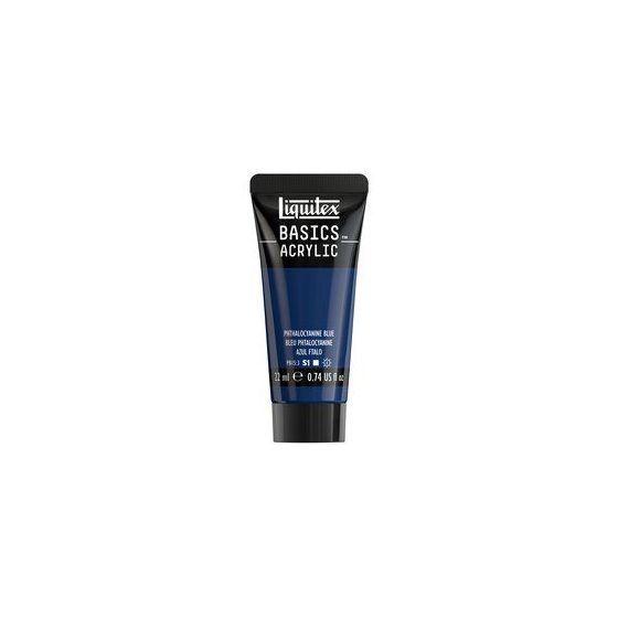 Basics acrylique tube 22 ml - Liquitex Couleur:BLEU PHTALOCYANINE{image_id}