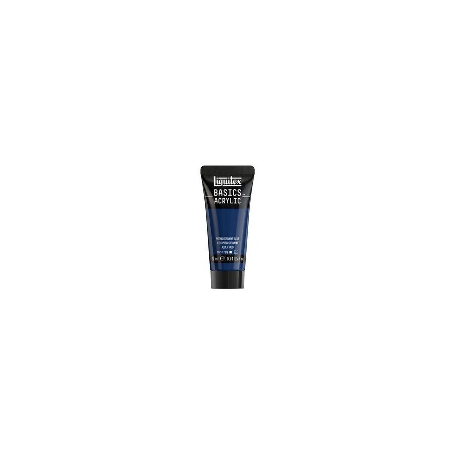 Basics acrylique tube 22 ml - Liquitex Couleur:BLEU PHTALOCYANINE{image_id}