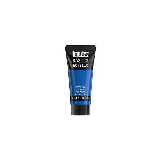 Basics acrylique tube 22 ml - Liquitex Couleur:BLEU PRIMAIRE{image_id}