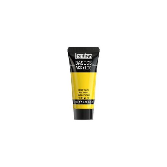 Basics acrylique tube 22 ml - Liquitex Couleur:JAUNE PRIMAIRE{image_id}