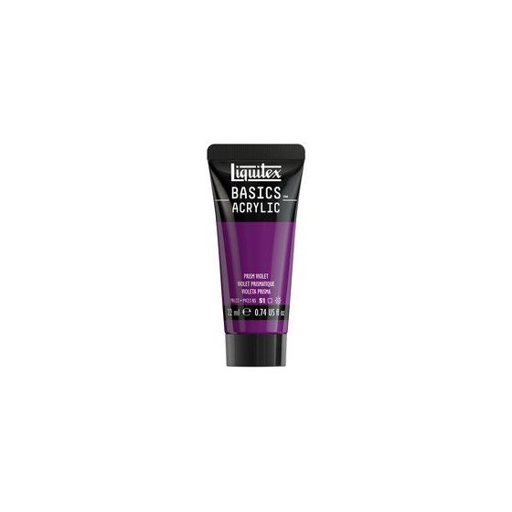 Basics acrylique tube 22 ml - Liquitex Couleur:VIOLET PRISMATIQUE{image_id}