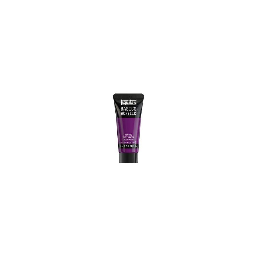 Basics acrylique tube 22 ml - Liquitex Couleur:VIOLET PRISMATIQUE{image_id}