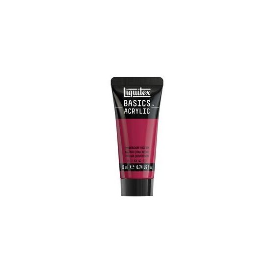 Basics acrylique tube 22 ml - Liquitex Couleur:MAGENTA QUINACRIDONE{image_id}