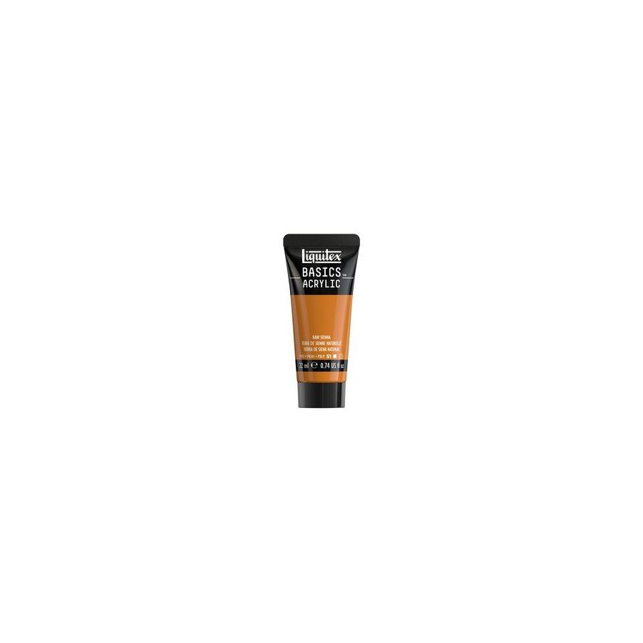 Basics acrylique tube 22 ml - Liquitex Couleur:TERRE DE SIENNE NATURELLE{image_id}