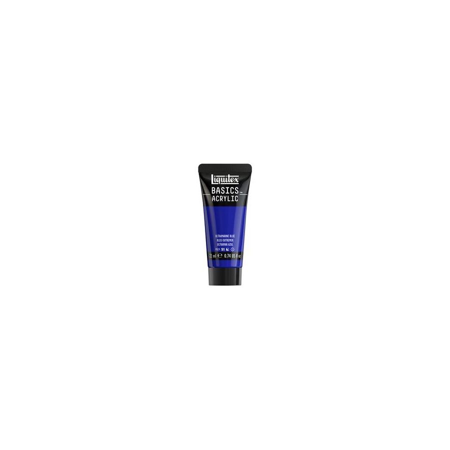 Basics acrylique tube 22 ml - Liquitex Couleur:BLEU OUTREMER{image_id}