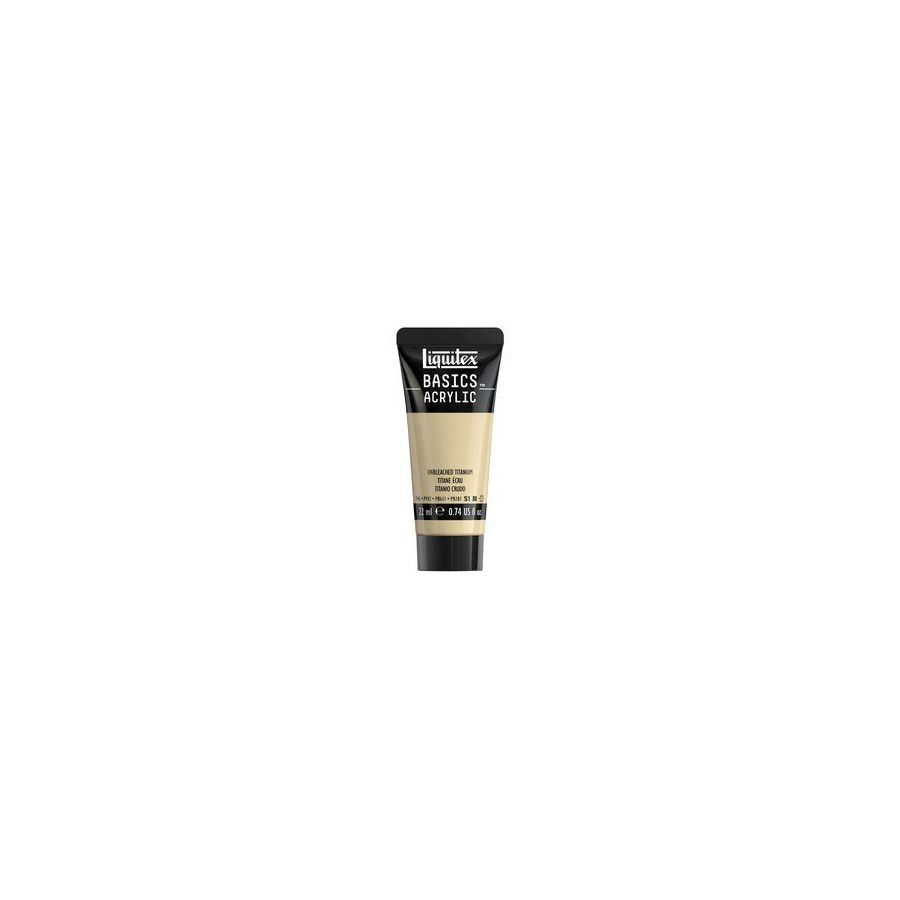 Basics acrylique tube 22 ml - Liquitex Couleur:TITANE ECRU{image_id}