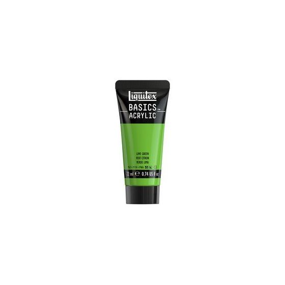 Basics acrylique tube 22 ml - Liquitex Couleur:VERT CITRON{image_id}
