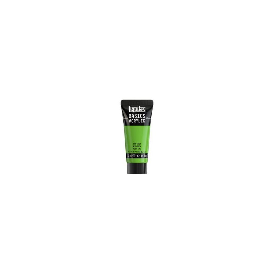 Basics acrylique tube 22 ml - Liquitex Couleur:VERT CITRON{image_id}