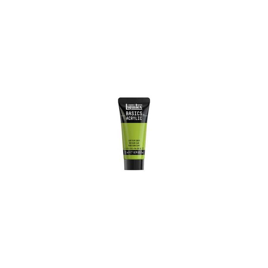 Basics acrylique tube 22 ml - Liquitex Couleur:VERT OLIVE CLAIR{image_id}