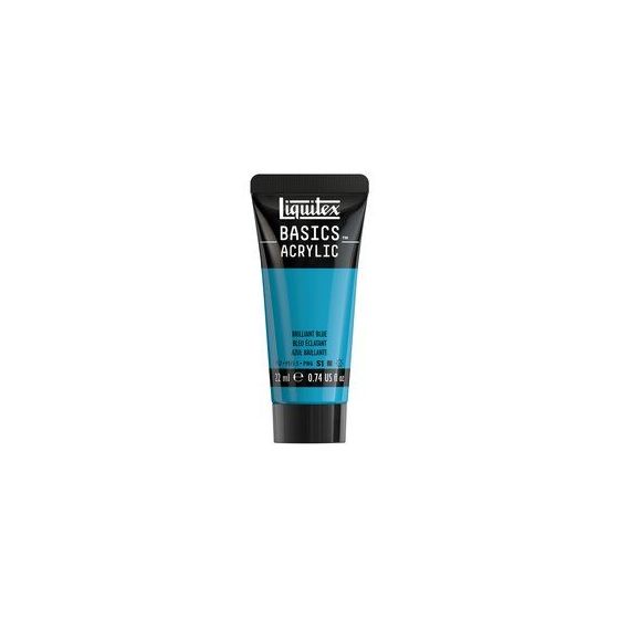 Basics acrylique tube 22 ml - Liquitex Couleur:BLEU ECLATANT{image_id}
