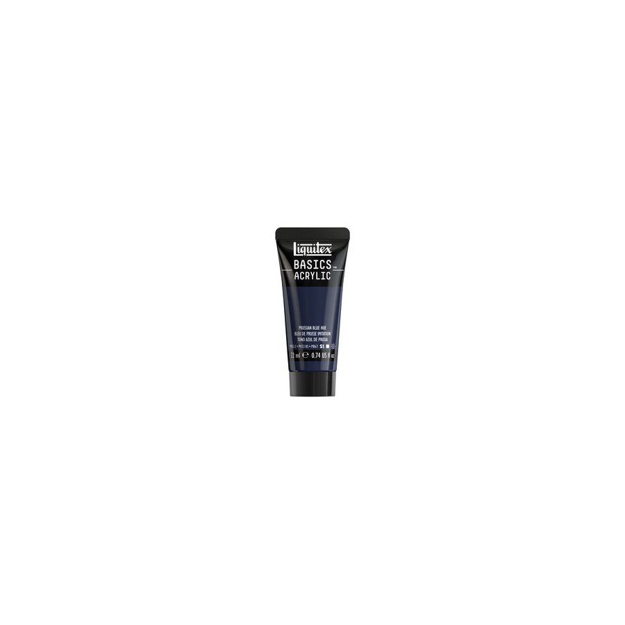Basics acrylique tube 22 ml - Liquitex Couleur:BLEU DE PRUSSE IMITATION{image_id}
