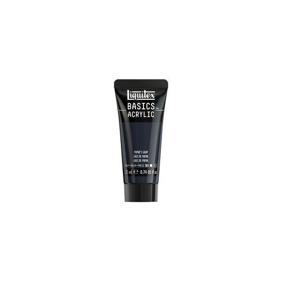 Basics acrylique tube 22 ml - Liquitex Couleur:GRIS DE PAYNE{image_id}