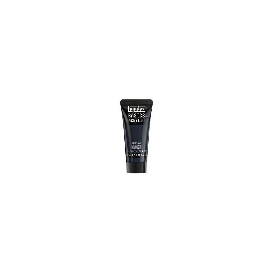 Basics acrylique tube 22 ml - Liquitex Couleur:GRIS DE PAYNE{image_id}