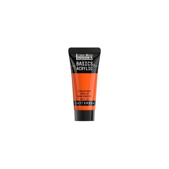 Basics acrylique tube 22 ml - Liquitex Couleur:ORANGE FLUORESCENT{image_id}